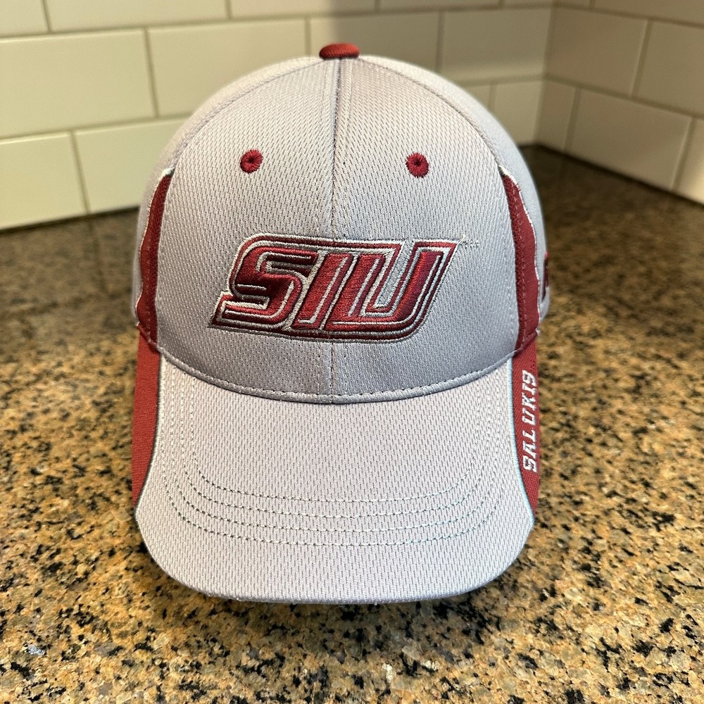 Southern Illinois Salukis SIU Russell Athletic Gray Adjustable Hat Cap NCAA